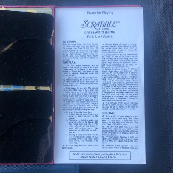 Pink Scrabble Game Case - Picture 2 of 10